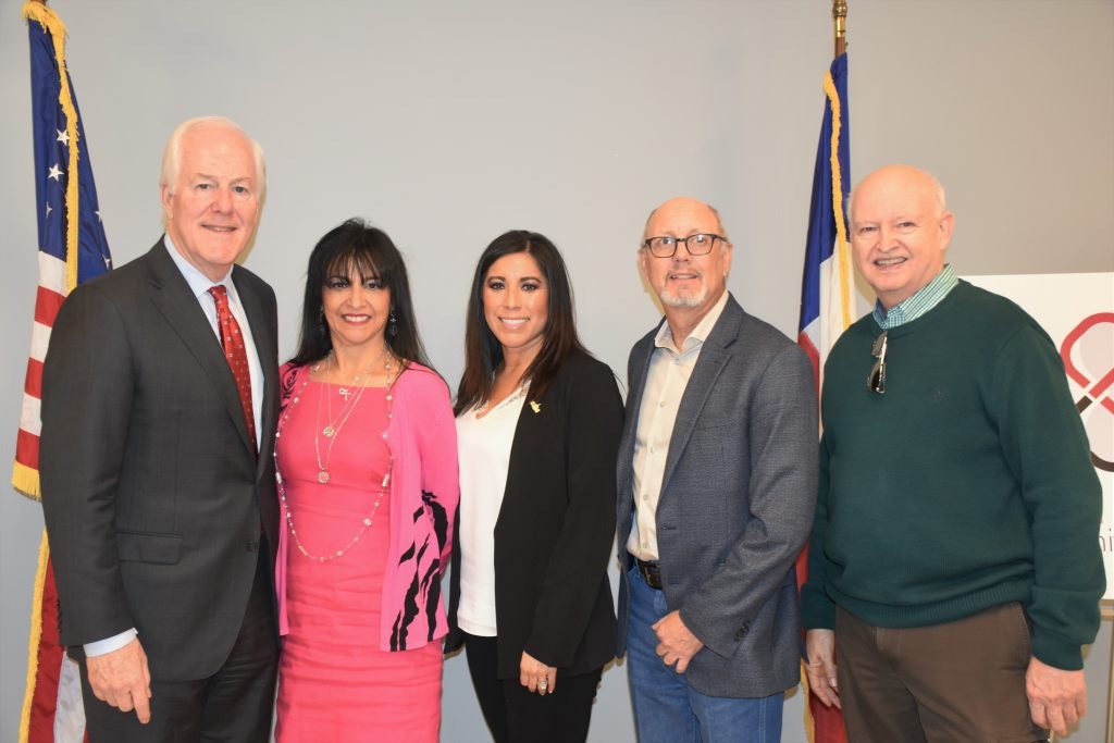 Senator Cornyn with NTACHC Board